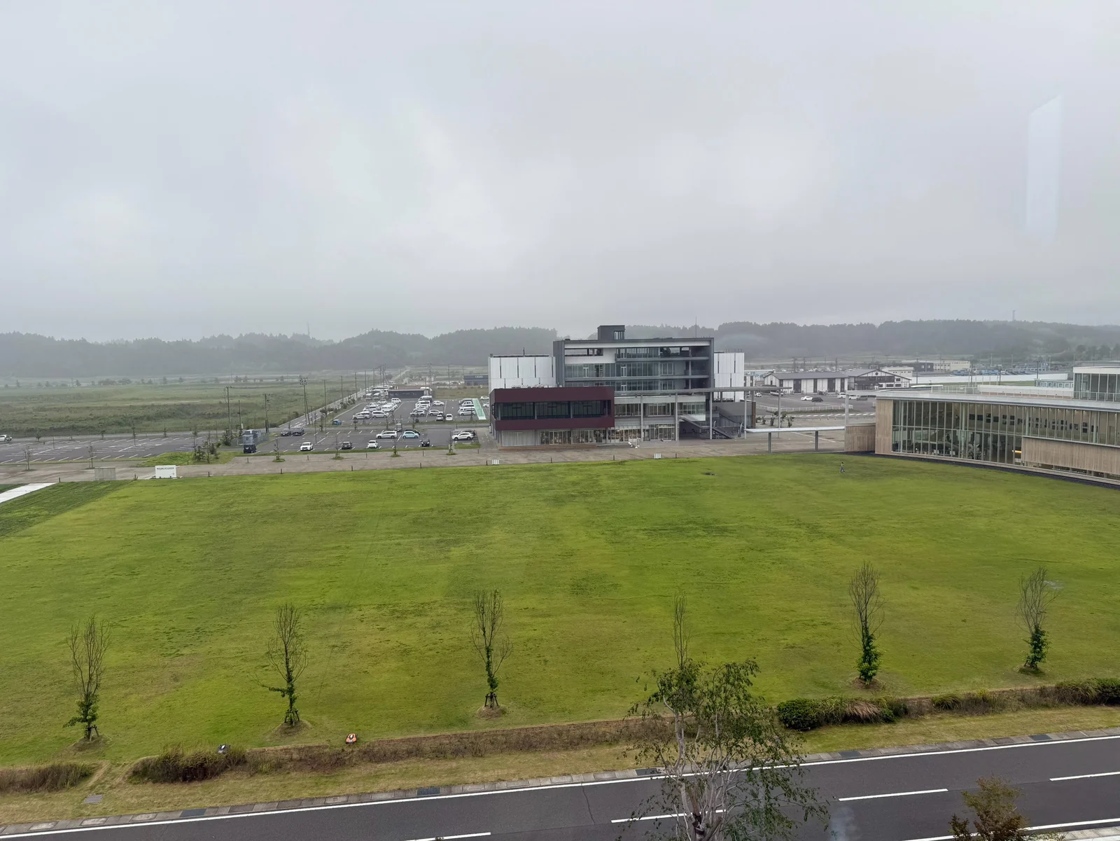 FUTATABI FUTABA FUKUSHIMAの5階から見える双葉町の景色
