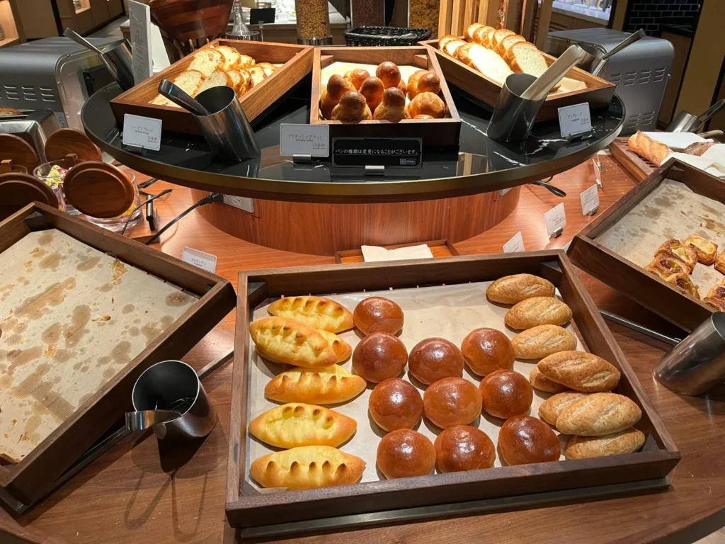横浜ベイシェラトン朝食ブッフェのパン