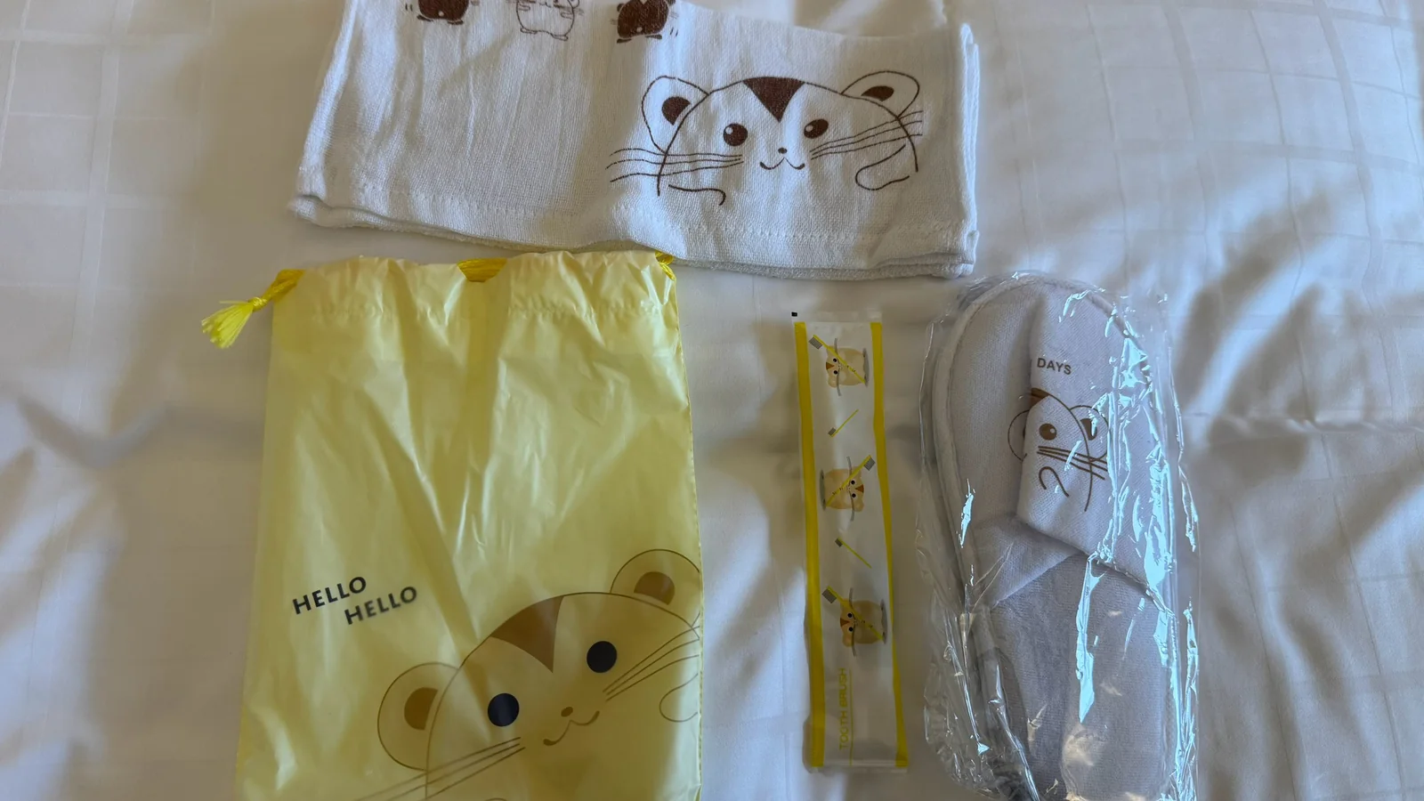 子ども用アメニティの一例
